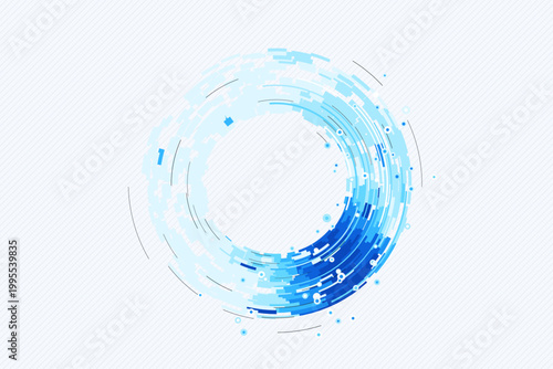 Digital Concentric Segment Circle