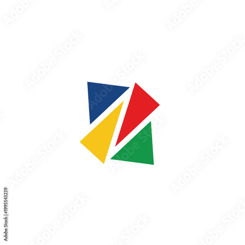 Abstract colorful geometric shapes on white background Free Download Abstract colorful geometric shapes on white background - GFXLoad