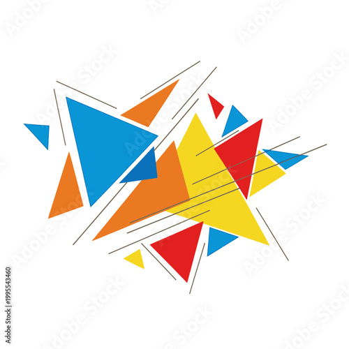 Abstract Geometric Shapes Background