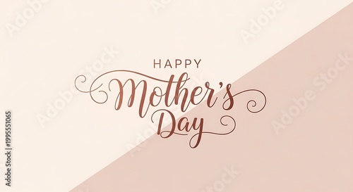 A festive Happy Mother's Day message on a pink background