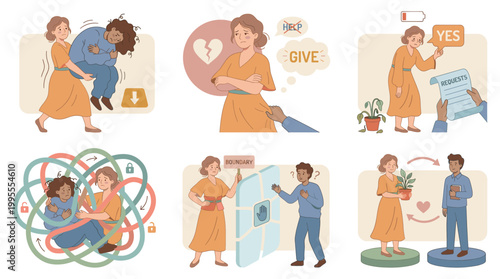 People coping with mental health issues through therapy and support