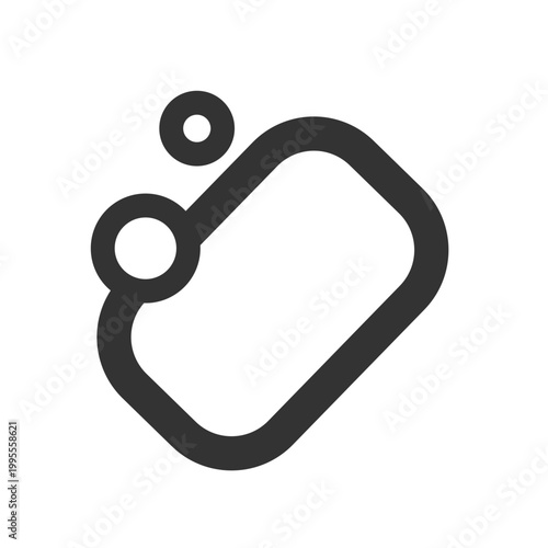 Soap bar foam bubbles hygiene cleaning icon vector