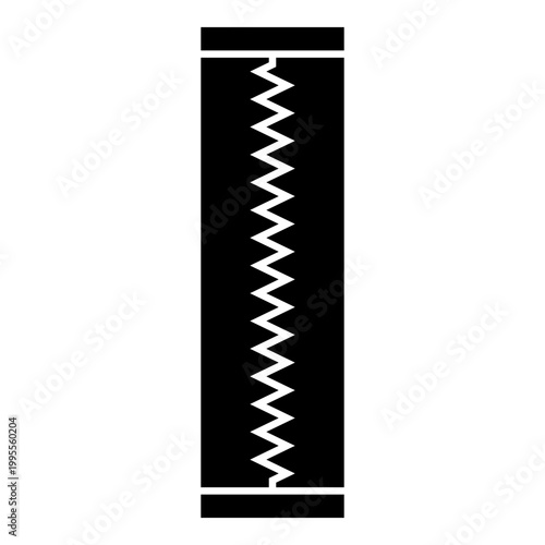 Chewing gum bubble Chew sheet icon black color vector illustration image flat style