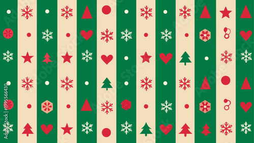 Green and white striped paper drinking straws in a row