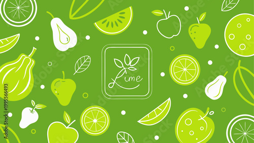 Fresh sliced and whole limes with vibrant green leaves on display