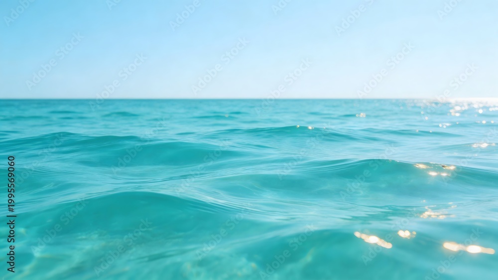 Obraz premium Calm turquoise ocean water