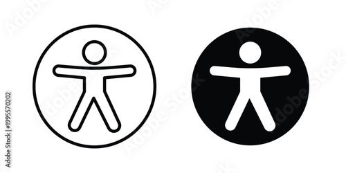 Accessibility icon - Vector design set