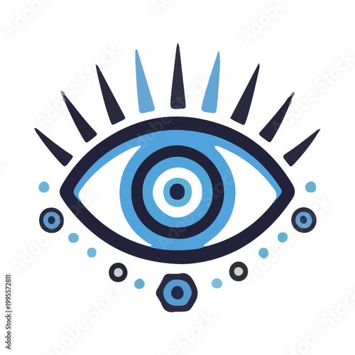 Blue Nazar Amulet Symbol for Protection and Luck