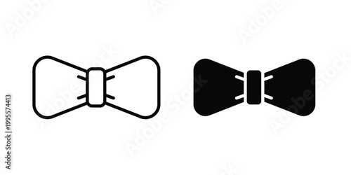 Bow Tie icon - Vector design set