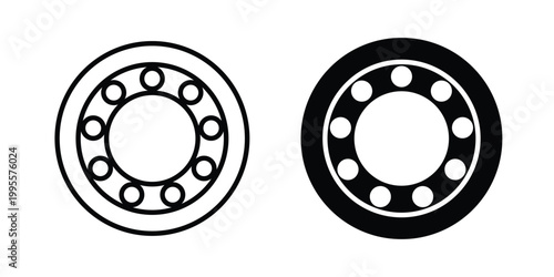 Car bearing icon - Vector design set