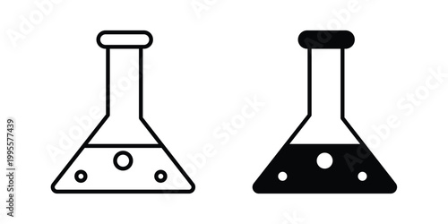 Chemical icon - Vector design set