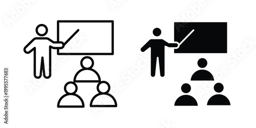 Classroom icon - Vector design set