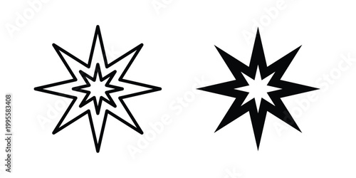 Explosion icon - Vector design set