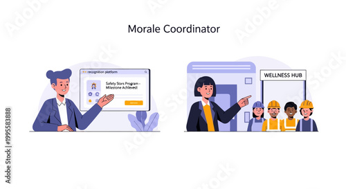 Morale Coordinator: Online Training & Wellness Hub Presentation