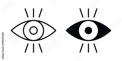 Impressions icon - Vector design set