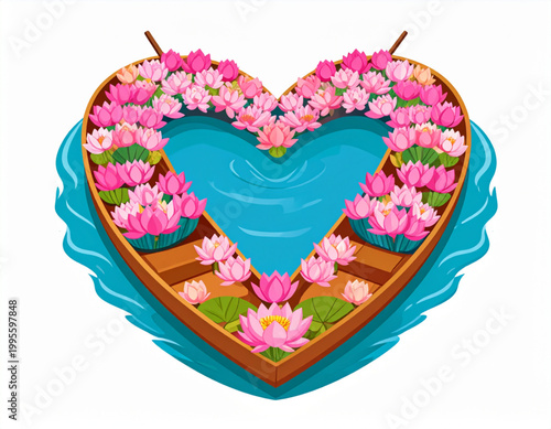Floating Market Boat Basket