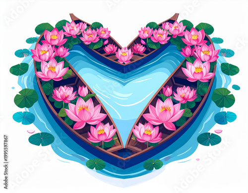 Floating Market Boat Basket