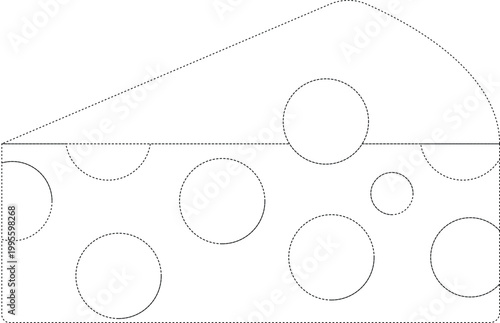 cheese icon, vector illustration of cheese, cheese drawing