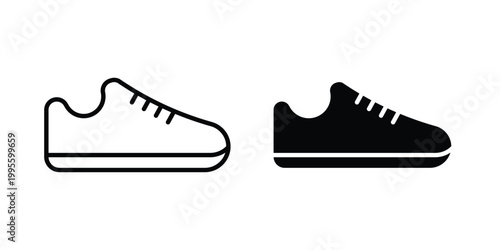 Shoes icon - Vector design set