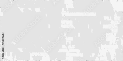 Abstract white and gray textured background with irregular shapes
