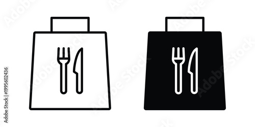 Take away icon - Vector design set