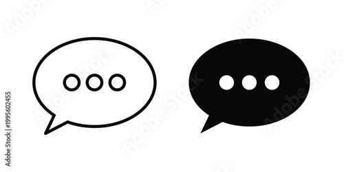Talk icon - Vector design set