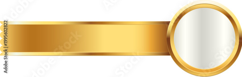 Round icon with ribbon