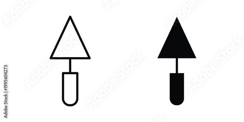 Trowel icon - Vector design set