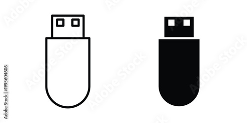 Usb icon - Vector design set