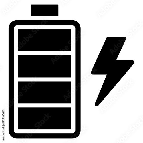 Battery Energy glyph icon