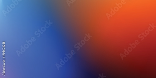 Abstract vibrant mesh gradient background with blurred fluid texture. Modern colorful liquid flow design in red, blue, orange, and black tones.