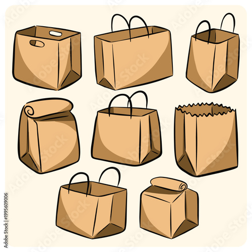 Beautiful Colorful Butterflies Set Isolated on White Background