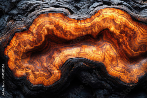 Beautifully Lit Natural Timber Surface in Fine Detail