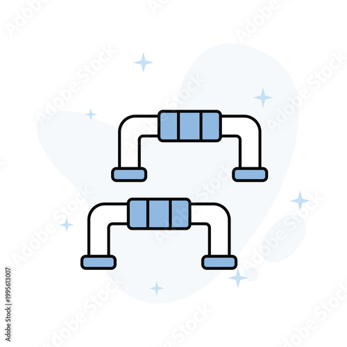 Push up Vector Fill outline Icons Eps 10 File