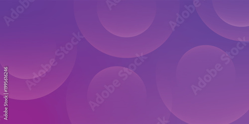 Abstract purple gradient background with overlapping translucent circles. Modern minimalist geometric design with soft light effects.