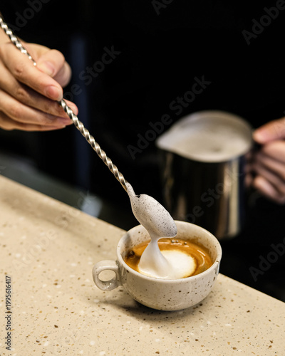 Obraz na płótnie Coffee Making Process