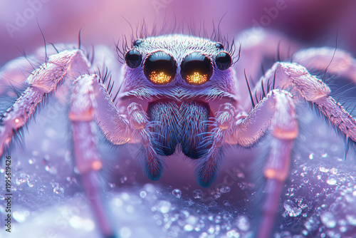 Surreal Colors and Intricate Facets in Dragonfly Eye Macro