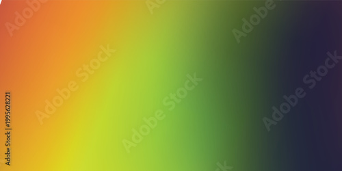 abstract background featuring a soft blend of orange, yellow, lime green, and deep purple tones.
