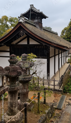 Ancient Stone Lanterns in Nara Japan