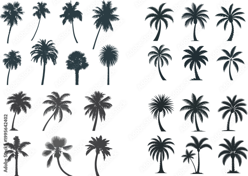 Naklejka premium flat design business and technology icons set with global connectivity concept