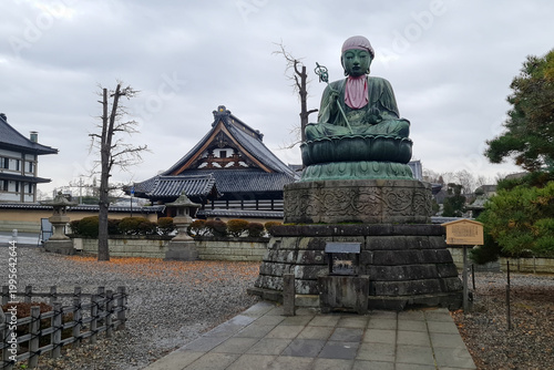 Zenkoji Temple Statue and Historic Buddhist Architecture in Matsumoto Japan