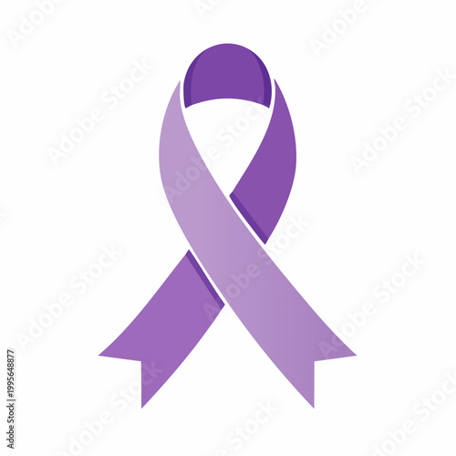 Purple Awareness Ribbon