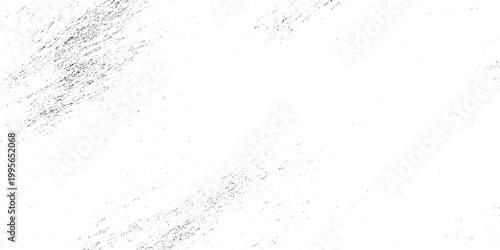 Vector illustration of abstract grunge texture with diagonal scratches and smudges on white background for design and decoration