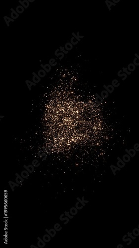 Golden Particle Explosion Abstract Energy burst glowing radiant energy light trails. cinematic effects, festive visuals abstract backgrounds. elegant festive designs, New Year and luxury event visuals