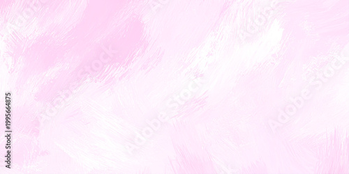 Soft pink abstract watercolor background with white brush strokes texture vector illustration for design