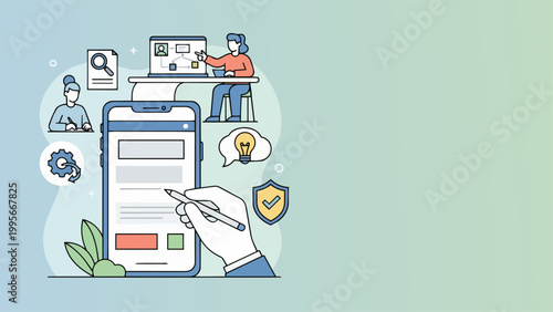 UX UI design user interface mobile application concept