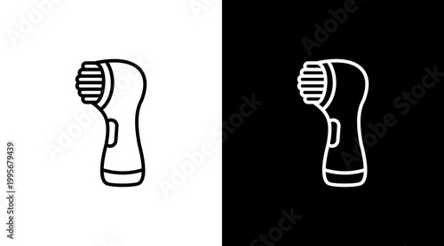 Face Cleansing Brush Icon Set Multiple Style Collection