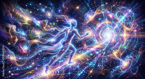 L'Éveil de la Conscience : Voyage de l'Énergie à travers les Dimensions