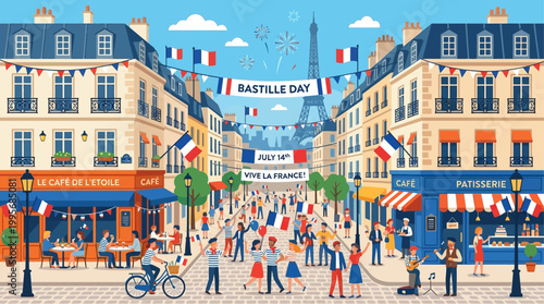 Emblem, seal, official, insignia, Bastille Day, France, French, national day, July 14, Phrygian cap, laurel wreath, tricolor, flag, patriotism, national pride, government, authority, symbol, icon, ill