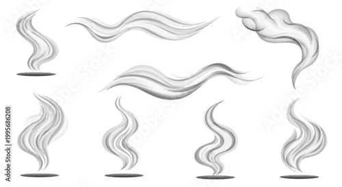 Abstract Smoke Swirls and Wisps Collection